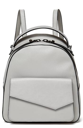 Botkier Cobble Hill Calfskin Leather Backpack - Grey