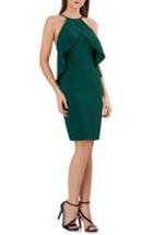 Women's Carmen Marc Valvo Infusion Ruffle Crepe Sheath Dress