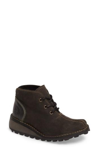 Women's Fly London Mili Wedge Bootie .5-6us / 36eu - Grey