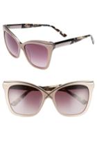 Women's Ted Baker London 57mm Square Cat Eye Sunglasses - Taupe