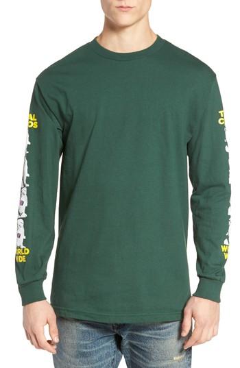 Men's Obey Total Chaos T-shirt - Green