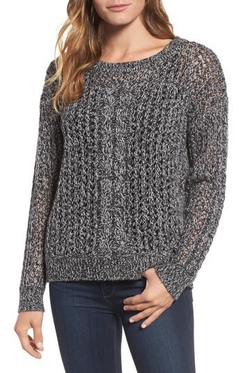 Women's Tommy Bahama Cascade Cable Sparkle Crew Sweater