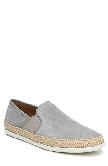 Men's Vince Chad Espadrille Slip-on Sneaker .5 M - Grey