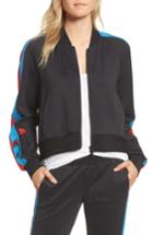 Women's Pam & Gela Crop Track Jacket, Size - Black