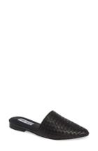 Women's Steve Madden Thunder Woven Mule M - Black