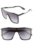 Men's Givenchy 99mm Oversize Sunglasses - Black White