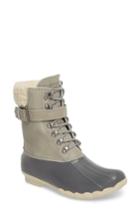 Women's Sperry Shearwater Water-resistant Genuine Shearling Lined Boot M - Grey