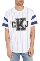Men's Calvin Klein Jeans Logo Graphic Baseball T-shirt - White
