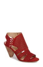 Women's Vince Camuto Esten Perforated Sandal M - Red