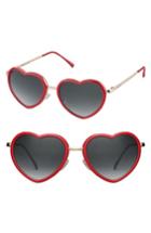 Women's Perverse Poipu 52mm Heart Sunglasses -