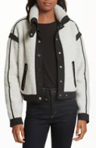 Women's Veronica Beard Anita Fleece Jacket - Black