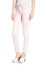 Women's Blanknyc The Reade Classic Raw Hem Skinny Jeans - Pink
