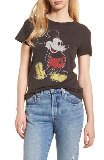 Women's Junk Food Disney Mickey Mouse - Japan Tee - Black