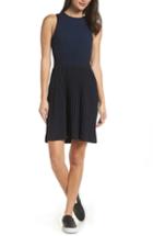 Women's French Connection Fit & Flare Sweater Dress - Black