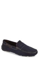 Men's Johnston & Murphy Perforated Driving Loafer M - Blue