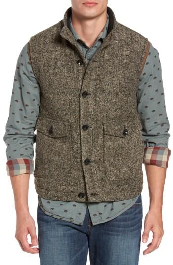 Men's Jeremiah Sanford Herringbone Vest - Brown