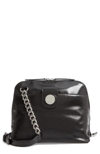 Lodis Los Angeles Izabella Under Lock & Key Rfid Leather Crossbody Bag - Black