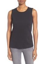 Women's Eileen Fisher Slim Organic Cotton Knit Shell