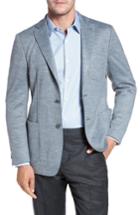 Men's Bugatchi Jersey Blazer R - Grey