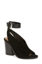 Women's Marc Fisher Ltd Vidal Ankle Strap Sandal .5 M - Black