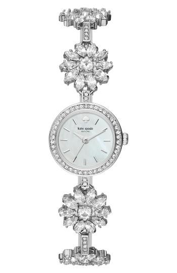 Women's Kate Spade Daisy Crystal Watch, 20mm