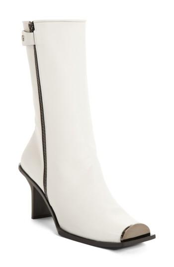 Women's Stella Mccartney Cap Toe Boot Us / 37eu - White