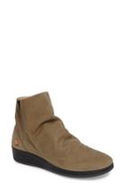 Women's Softinos By Fly London Ayo Low Wedge Bootie .5-7us / 37eu - Grey