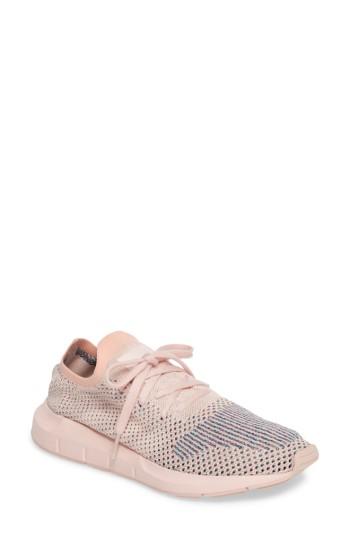 Women's Adidas Swift Run Primeknit Training Shoe M - Pink