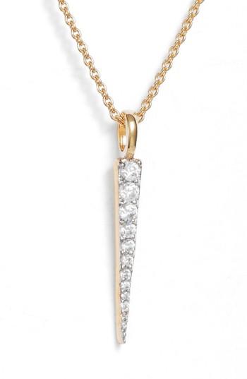 Women's Missoma Pave Spike Pendant Necklace