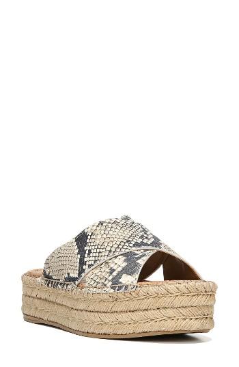Women's Sam Edelman Natty Platform Espadrille M - Ivory
