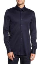 Men's Pal Zileri Jersey Sport Shirt - Blue