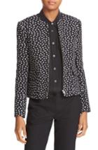 Women's Helene Berman Polka Dot Jacket - Blue