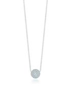 Women's Kwiat Sunburst Pave Diamond Double Halo Pendant Necklace