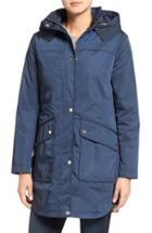 Women's Eliza J Water Repellent Hooded Parka - Blue