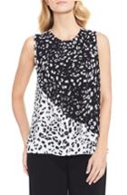 Women's Vince Camuto Animal Whispers Colorblock Blouse