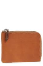 Men's J.crew Leather Zipper Wallet -