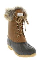 Women's Sporto Agnus Faux Fur Lined Duck Boot M - Brown