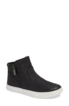 Women's Kenneth Cole New York 'kiera' Zip High Top Sneaker .5 M - Black