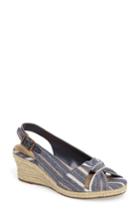 Women's Bella Vita Seraphina Ii Espadrille Wedge Sandal .5 W - Blue