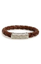 Men's Porsche Design 'nexus' Woven Leather Bracelet