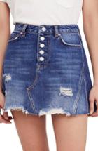 Women's Free People Denim A-line Skirt