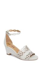 Women's Nic+zoe Flora Wedge Sandal .5 M - White