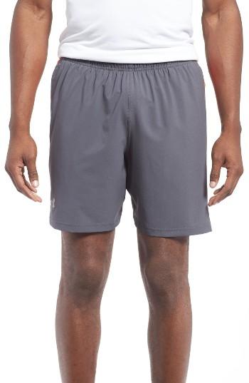 Men's Under Armour Launch Running Shorts - Grey