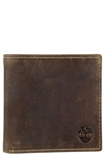 Men's Timberland Crazy Horse Wallet - Brown