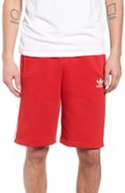 Men's Adidas Originals 3-stripes Shorts, Size - Red