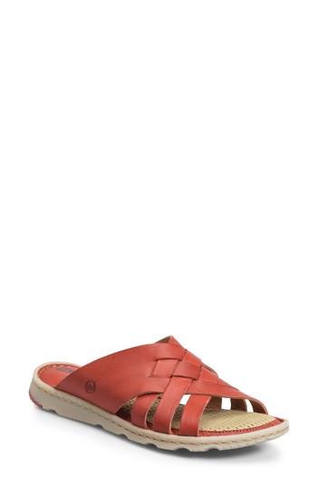 Women's B?rn Tarpon Slide Sandal M - Red