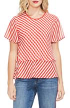 Women's Vince Camuto Stripe Layered Top - Red