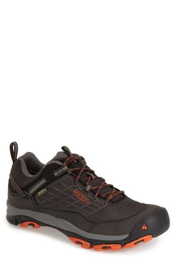 Men's Keen 'saltzman' Waterproof Walking Shoe .5 M - Black