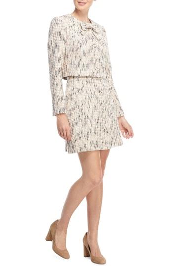 Women's Gal Meets Glam Collection Paige Tweed Jacket - Ivory
