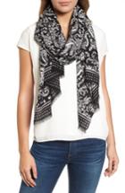 Women's Rebecca Minkoff Ornament Paisley Scarf, Size - Black